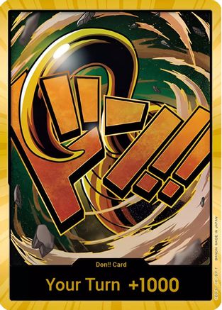 DON!! Card (Crocodile) (Gold) [Premium Booster -The Best-] Foil One Piece Single Bandai