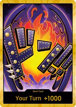 DON!! Card (King) (Gold) [Premium Booster -The Best-] Foil One Piece Single Bandai