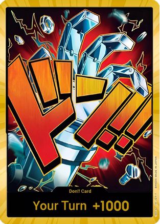 DON!! Card (Eustass "Captain" Kid) (Gold) [Premium Booster -The Best-] Foil One Piece Single Bandai