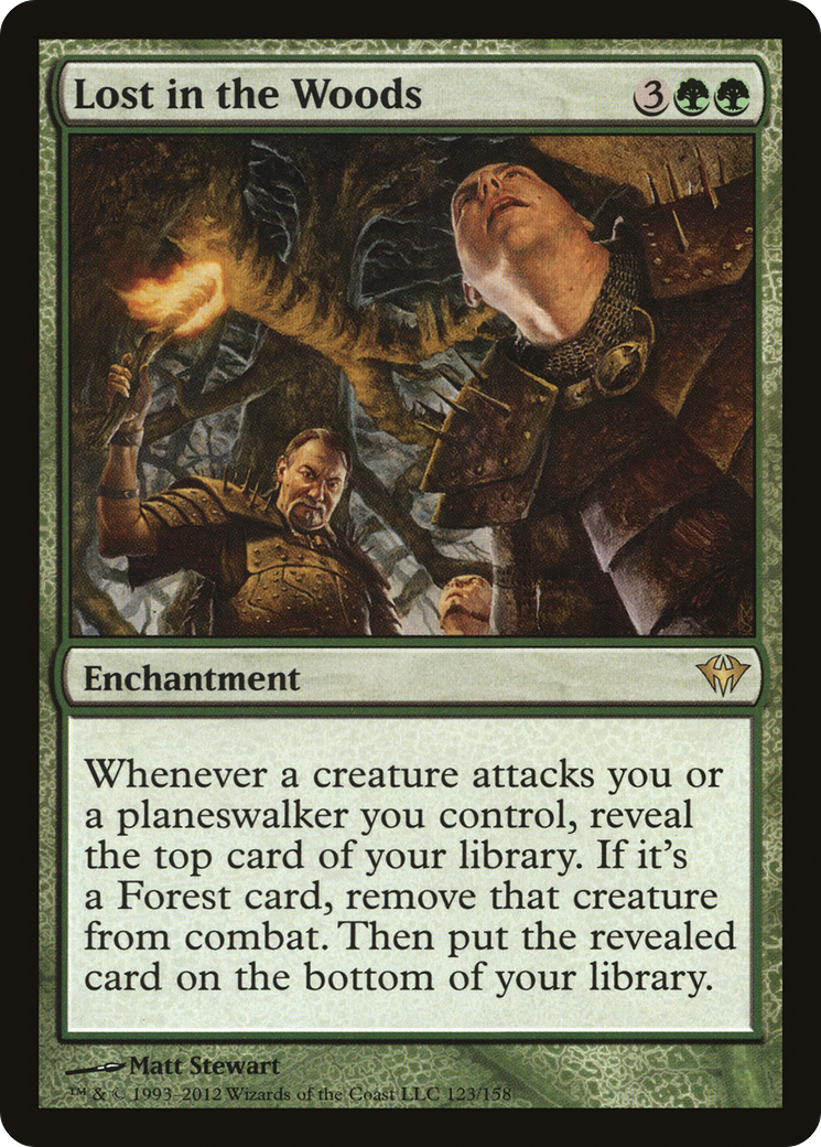 Lost in the Woods (DKA-123) [Dark Ascension] MTG Single Wizards of the Coast