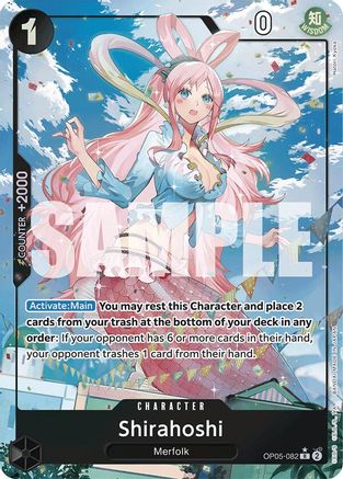 Shirahoshi (OP05-082) (Full Art) (OP05-082) [Premium Booster -The Best-] Foil One Piece Single Bandai