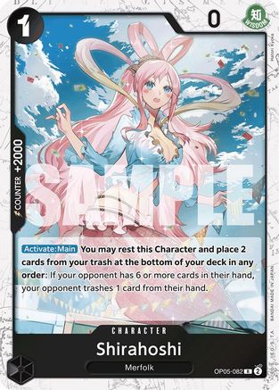 Shirahoshi (OP05-082) (Jolly Roger Foil) (OP05-082) [Premium Booster -The Best-] Foil One Piece Single Bandai
