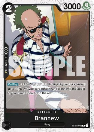 Brannew (Jolly Roger Foil) (OP03-089) [Premium Booster -The Best-] Foil One Piece Single Bandai