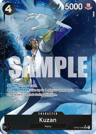 Kuzan (OP02-096) (Alternate Art) (OP02-096) [Premium Booster -The Best-] Foil One Piece Single Bandai