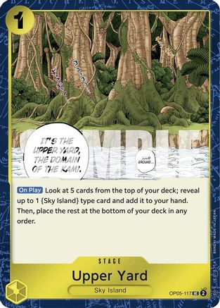 Upper Yard (Jolly Roger Foil) (OP05-117) [Premium Booster -The Best-] Foil One Piece Single Bandai