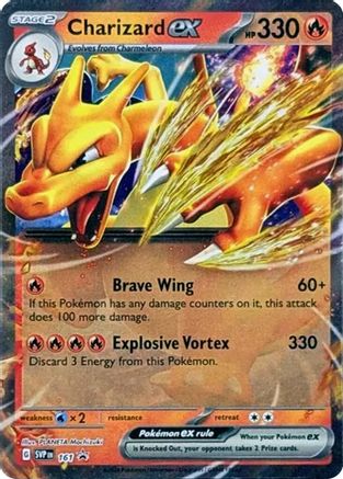 Charizard ex - 161 (161) - [Promos: SV Promo Cards] Holofoil Pokemon Single Pokémon