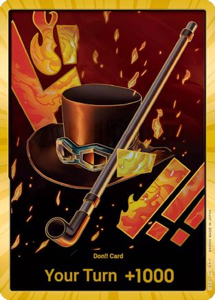DON!! Card (Sabo) (Gold) [Premium Booster -The Best-] Foil One Piece Single Bandai