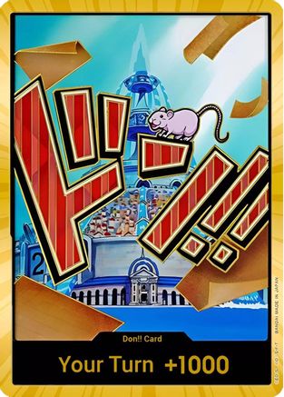 DON!! Card (Iceberg) (Gold) [Premium Booster -The Best-] Foil One Piece Single Bandai