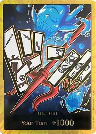 DON!! Card (Hody Jones) (Gold) [Premium Booster -The Best-] Foil One Piece Single Bandai