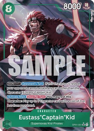 Eustass"Captain"Kid (OP01-051) (Alternate Art) (OP01-051) [Premium Booster -The Best-] Foil One Piece Single Bandai