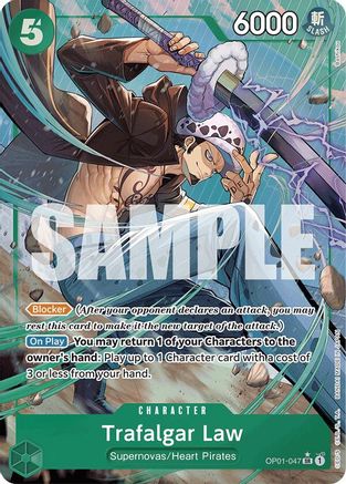 Trafalgar Law (OP01-047) (Alternate Art) (OP01-047) [Premium Booster -The Best-] Foil One Piece Single Bandai