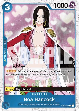 Boa Hancock (ST03-013) (Jolly Roger Foil) (ST03-013) [Premium Booster -The Best-] Foil One Piece Single Bandai