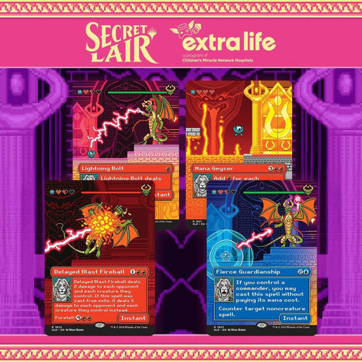MTG Secret Lair Drop - Extra Life 2024 (Rainbow Foil Edition) MTG Sealed Magic: The Gathering