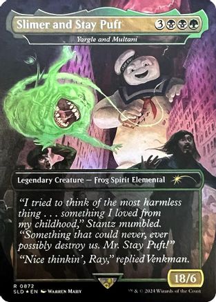 Slimer and Stay Puft - Yargle and Multani (SLD-872) [Secret Lair Drop Series] MTG Single Wizards of the Coast