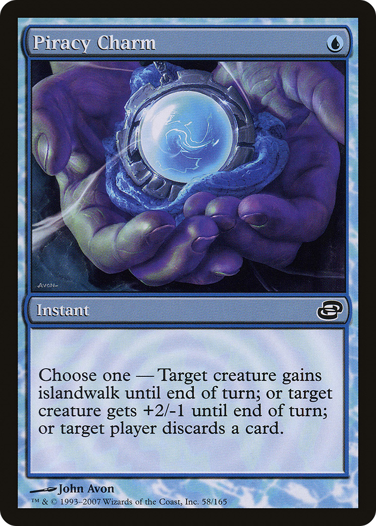 Piracy Charm (PLC-058) [Planar Chaos] (colorshifted) MTG Single Planar Chaos
