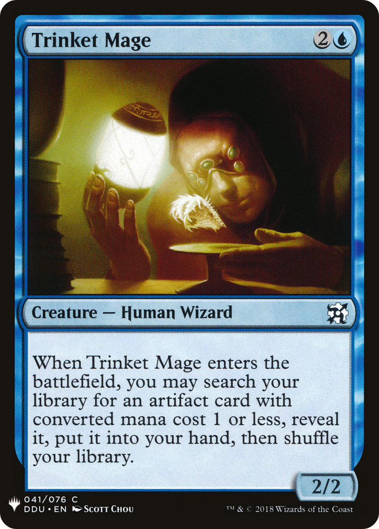 Trinket Mage (LIST-DDU-41) [Mystery Booster] The List MTG Single Wizards of the Coast