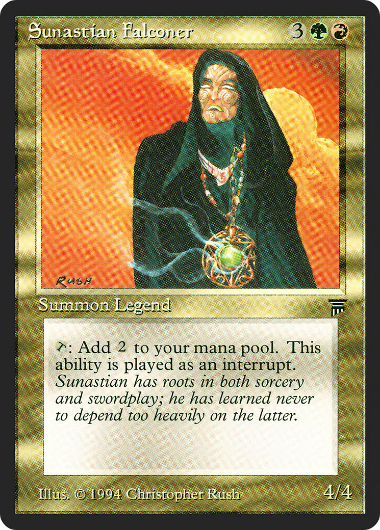 Sunastian Falconer (LEG-261) [Oldschool] Legends MTG Single Wizards of the Coast