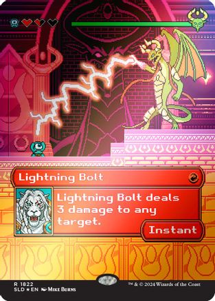 Lightning Bolt (1822) (Rainbow Foil) (SLD-1822) [Secret Lair Drop Series] Foil