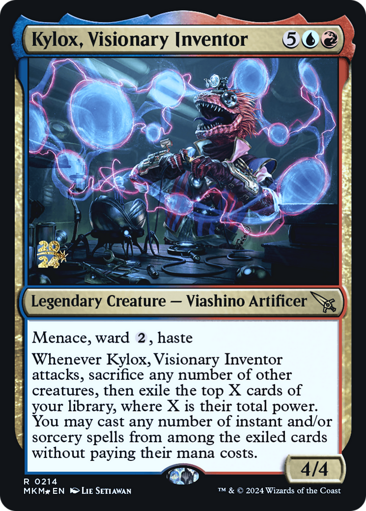 Kylox, Visionary Inventor (PRE-214) [Murders at Karlov Manor Promos] Foil MTG Single Wizards of the Coast