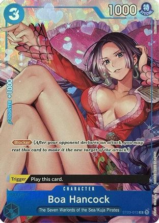 Boa Hancock (Premium Card Collection -Best Selection Vol. 2-) (ST03-013) [One Piece Promotion Cards] Foil One Piece Single Bandai