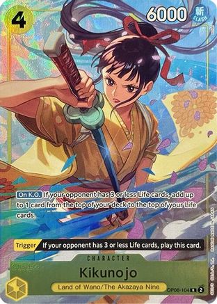 Kikunojo (Premium Card Collection -Best Selection Vol. 2-) (OP06-104) [One Piece Promotion Cards] Foil One Piece Single Bandai