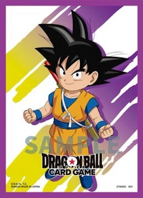 Dragon Ball Super 64Ct Card Sleeves - Son Goku (Mini) (Assortment 2) Dragon Ball Super Sealed Bandai   