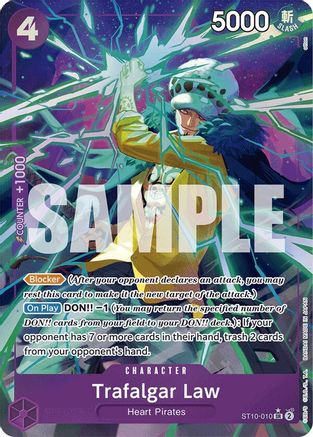 Trafalgar Law (ST10-010) (Alternate Art) (ST10-010) [Premium Booster -The Best-] Foil One Piece Single Bandai