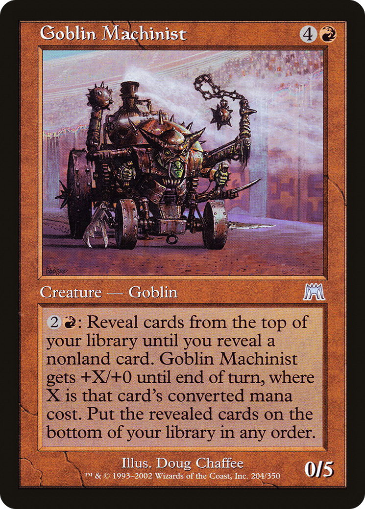 Goblin Machinist (ONS-204) [Onslaught] Foil MTG Single Wizards of the Coast