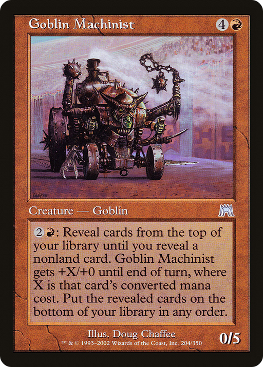 Goblin Machinist (ONS-204) [Onslaught] MTG Single Wizards of the Coast