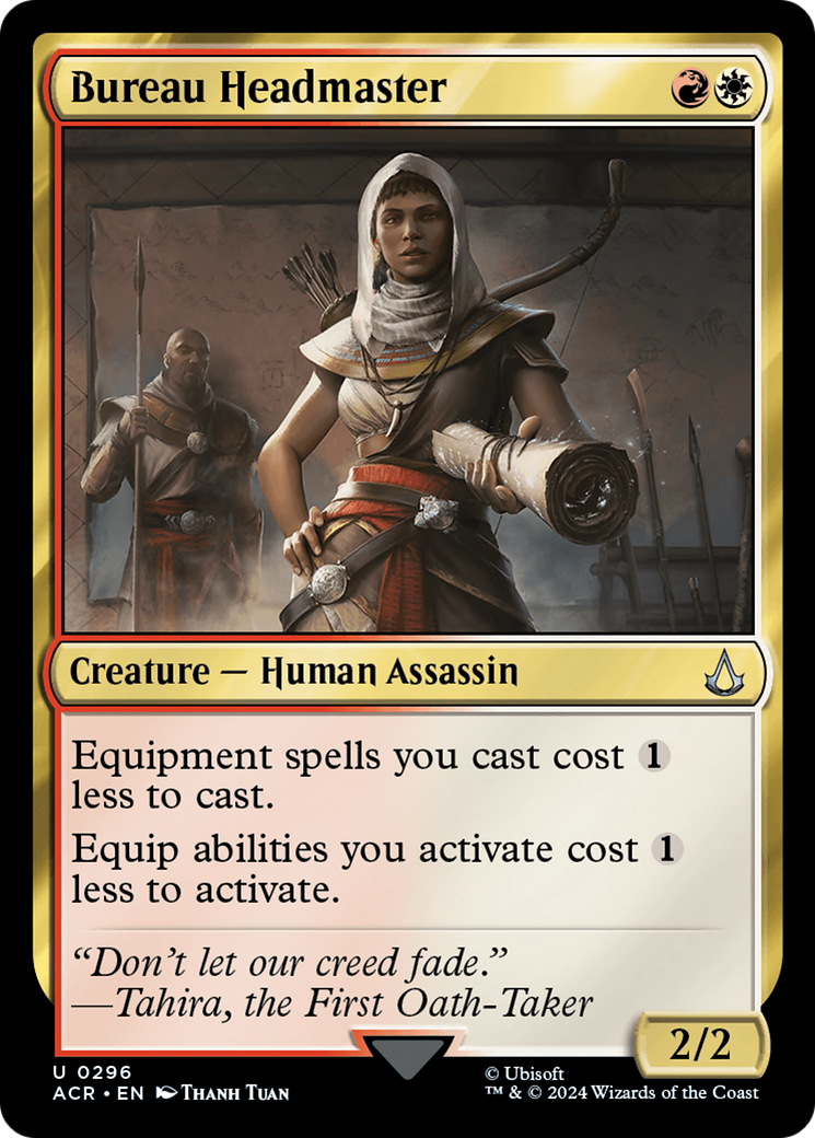 Bureau Headmaster (ACR-296) [Assassin's Creed] MTG Single Wizards of the Coast