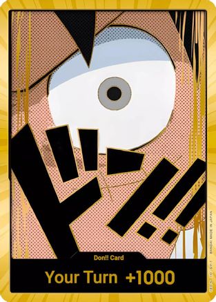 DON!! Card (Luffy) (Gold) [Premium Booster -The Best-] Foil One Piece Single Bandai