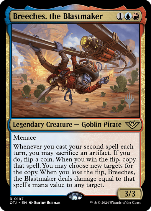 Breeches, the Blastmaker (PPOTJ-197) [Outlaws of Thunder Junction Promos] MTG Single Wizards of the Coast