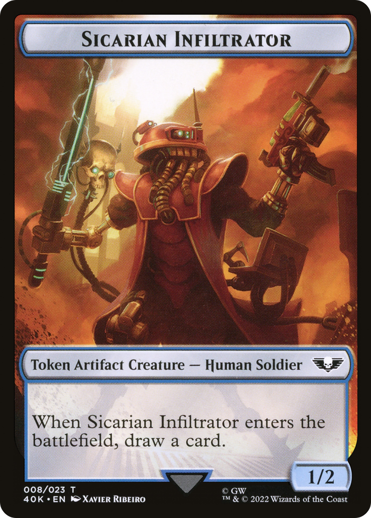 Sicarian Infiltrator (T40K-008) [Tokens] Warhammer 40,000 Tokens MTG Single Wizards of the Coast
