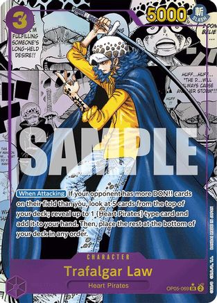 Trafalgar Law (OP05-069) (Manga) (OP05-069) [Premium Booster -The Best-] Foil One Piece Single Bandai