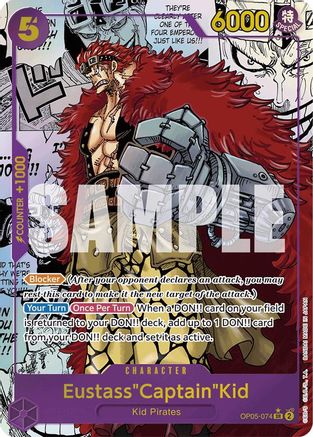 Eustass"Captain"Kid (OP05-074) (Manga) (OP05-074) [Premium Booster -The Best-] Foil One Piece Single Bandai