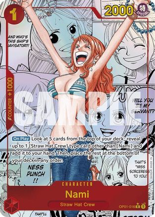 Nami (OP01-016) (Manga) (OP01-016) [Premium Booster -The Best-] Foil One Piece Single Bandai