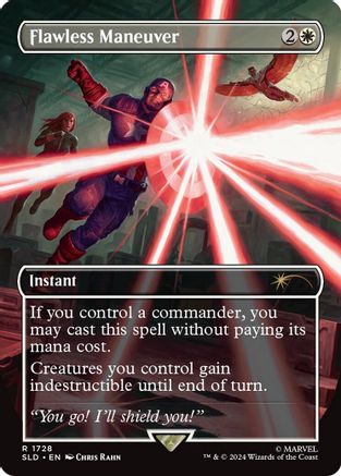 Flawless Maneuver (Rainbow Foil) (SLD-1728) [Secret Lair Drop Series] Foil