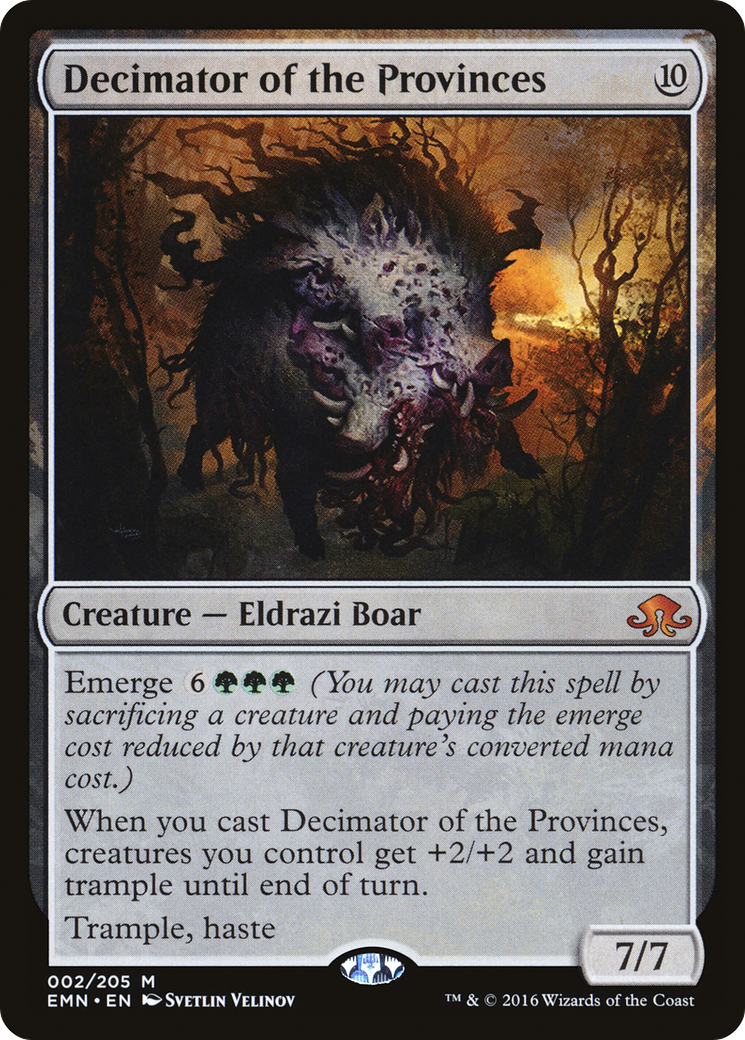 Decimator of the Provinces (EMN-002) [Eldritch Moon] MTG Single Wizards of the Coast