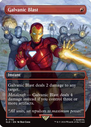 Galvanic Blast (Rainbow Foil) (SLD-1732) [Secret Lair] Drop Series Foil MTG Single Wizards of the Coast