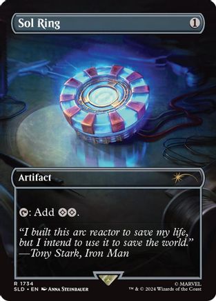 Sol Ring (1734) (Rainbow Foil) (SLD-1734) [Secret Lair Drop] Foil MTG Single Wizards of the Coast