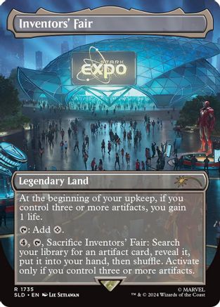 Inventors' Fair (Rainbow Foil) (SLD-1735) [Secret Lair] Drop Series Foil MTG Single Wizards of the Coast