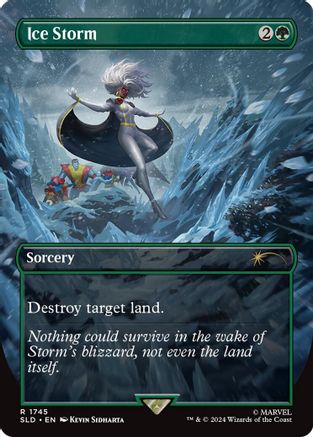 Ice Storm (Rainbow Foil) (SLD-1745) [Secret Lair Drop] Foil