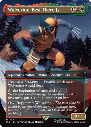 Wolverine, Best There Is (Rainbow Foil) (SLD-1737) [Secret Lair Drop Series] Foil