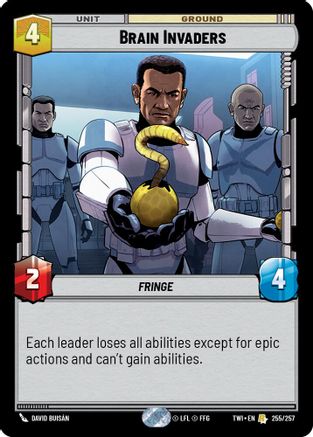 Brain Invaders (255/257) [Twilight of the Republic] Star Wars: Unlimited Single Disney