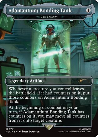 Adamantium Bonding Tank - The Ozolith (Rainbow Foil) (SLD-1741) [Secret Lair] Drop Foil MTG Single Wizards of the Coast
