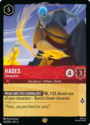 Hades - Strong Arm (125/204) [Azurite Sea] Lorcana Single Disney