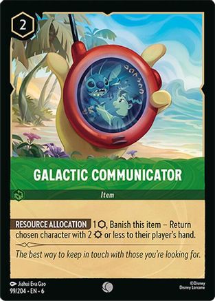 Galactic Communicator (99/204) [Azurite Sea] Lorcana Single Disney
