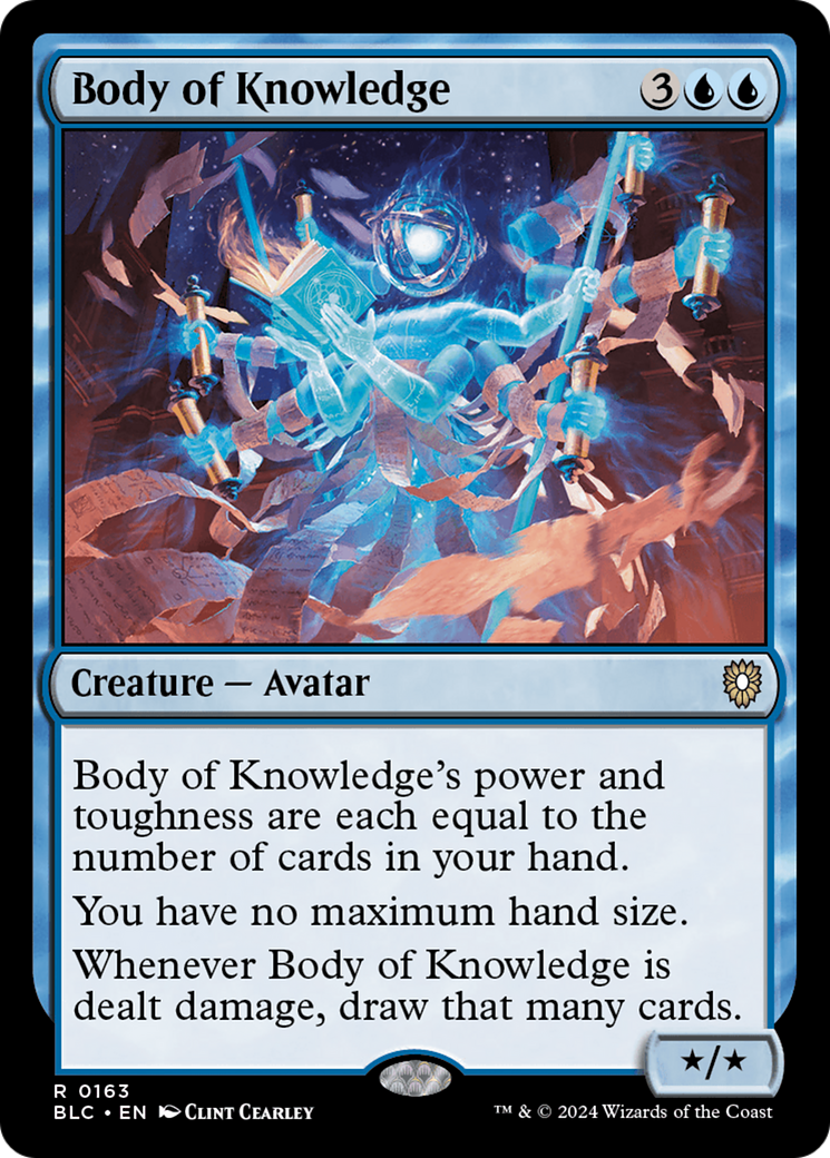 Body of Knowledge (BLC-163) [Bloomburrow Commander] MTG Single Wizards of the Coast