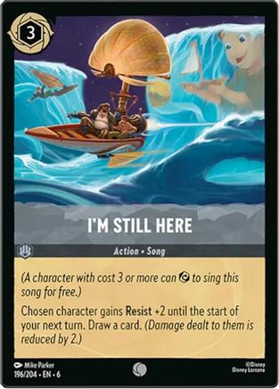 I'm Still Here (196/204) [Azurite Sea] Lorcana Single Disney