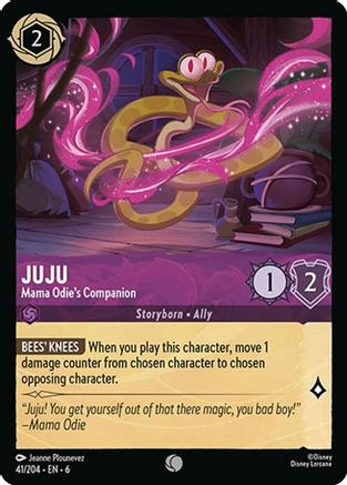 Juju - Mama Odie's Companion (41/204) [Azurite Sea] Lorcana Single Disney
